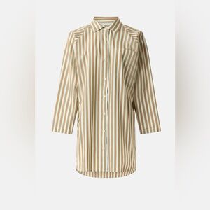XíRENA Cotton Stripe Shirt Dress